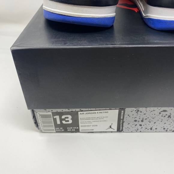 Air Jordan 4 Motorsport Alternate Sz 13 - Picture 4 of 5